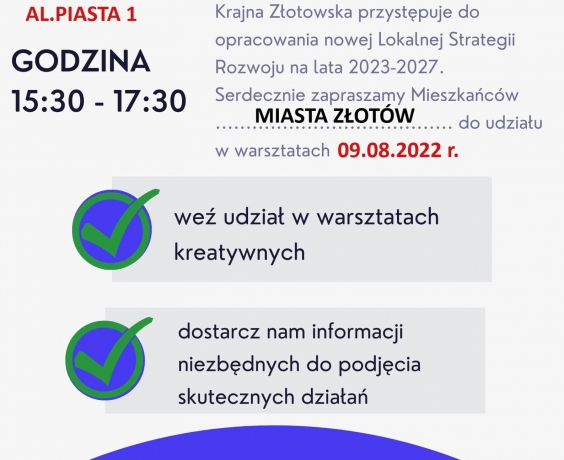Miasto Złotów - zapraszamy na konsultacje 
